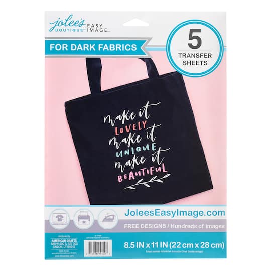 Jolee&#x27;s Boutique&#xAE; Iron-on Transfer Paper for Colored Fabric